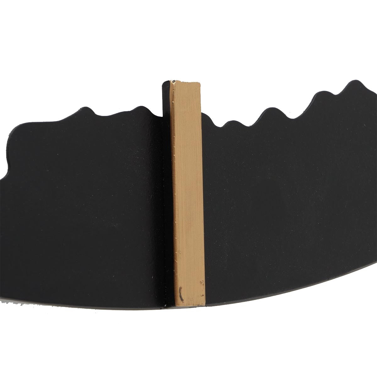 Moderne Wanduhr Union: Großes Globus-Design in Schwarz, Metall, Ø 74 cm