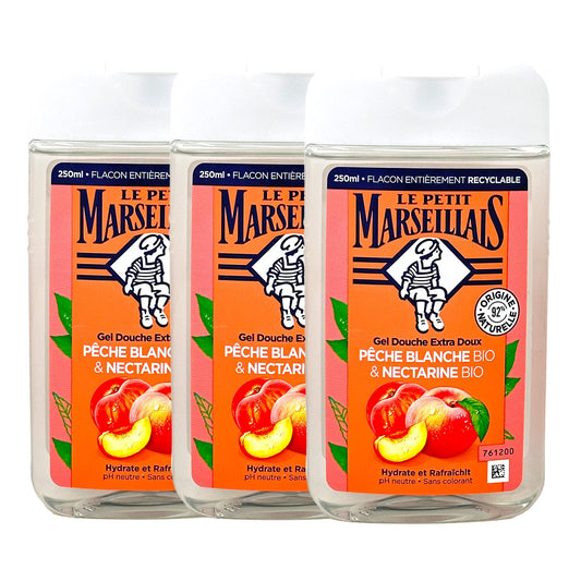 Le Petit Marseillais Pêche Blanche et Nectarine - Duschgel mit Pfirsich und Nektarine