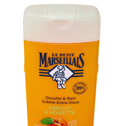 Le Petit Marseillais Duschgel und Badezusatz mit Aprikosen und Haselnuss 2 x 650ml