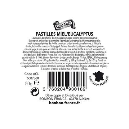 Saint-Ange Pastilles Miel/Eucalyptus - Honig/Eukalyptus Pastillen aus Frankreich 50g
