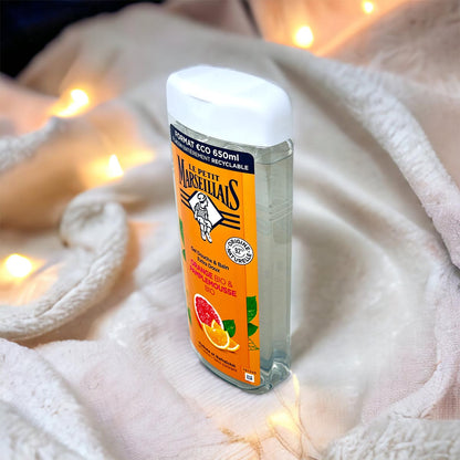 Le Petit Marseillais Duschgel und Badezusatz mit Orangen und Grapefruit 2 x 650ml