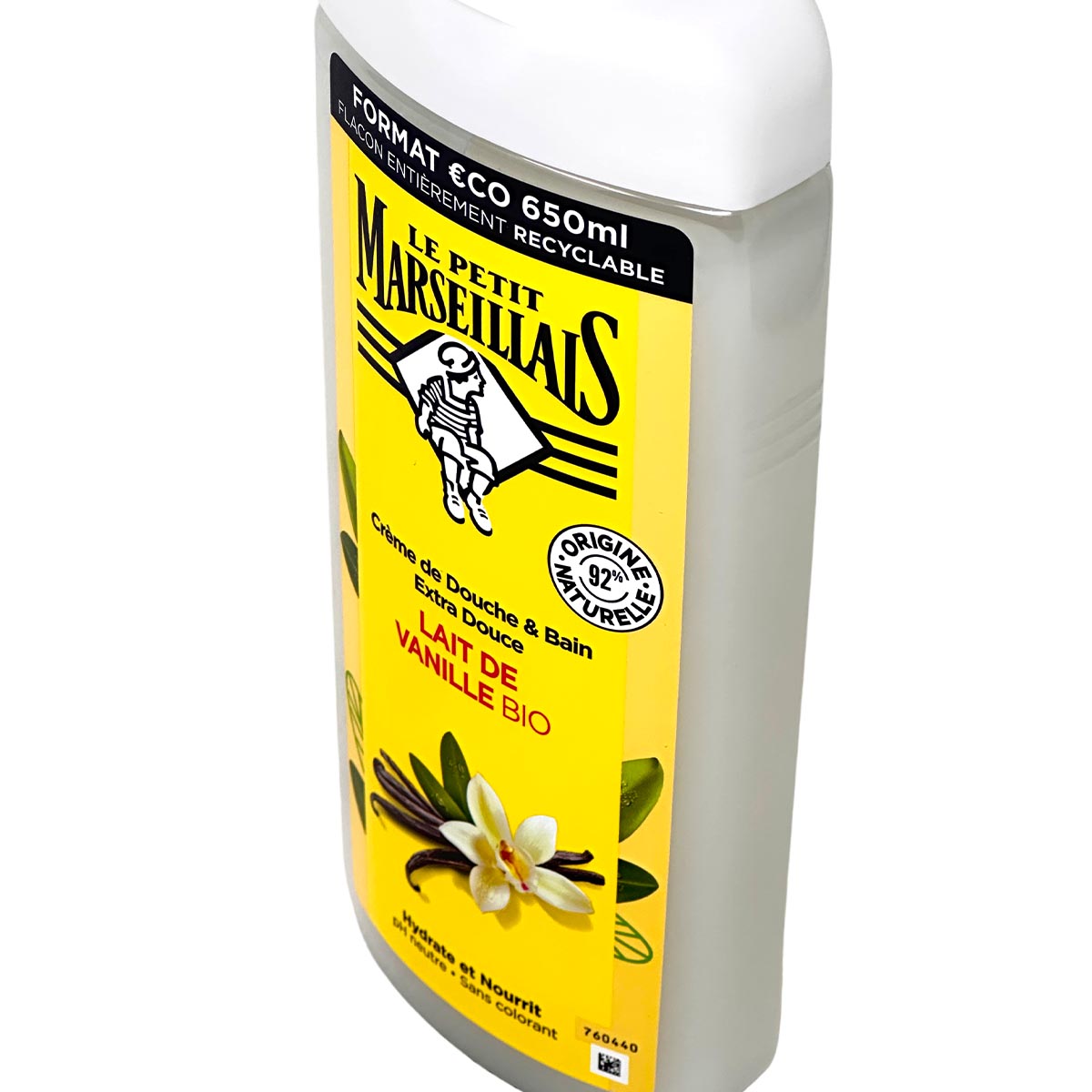 Le Petit Marseillais Duschgel und Badezusatz mit Vanille Milch 2 x 650ml