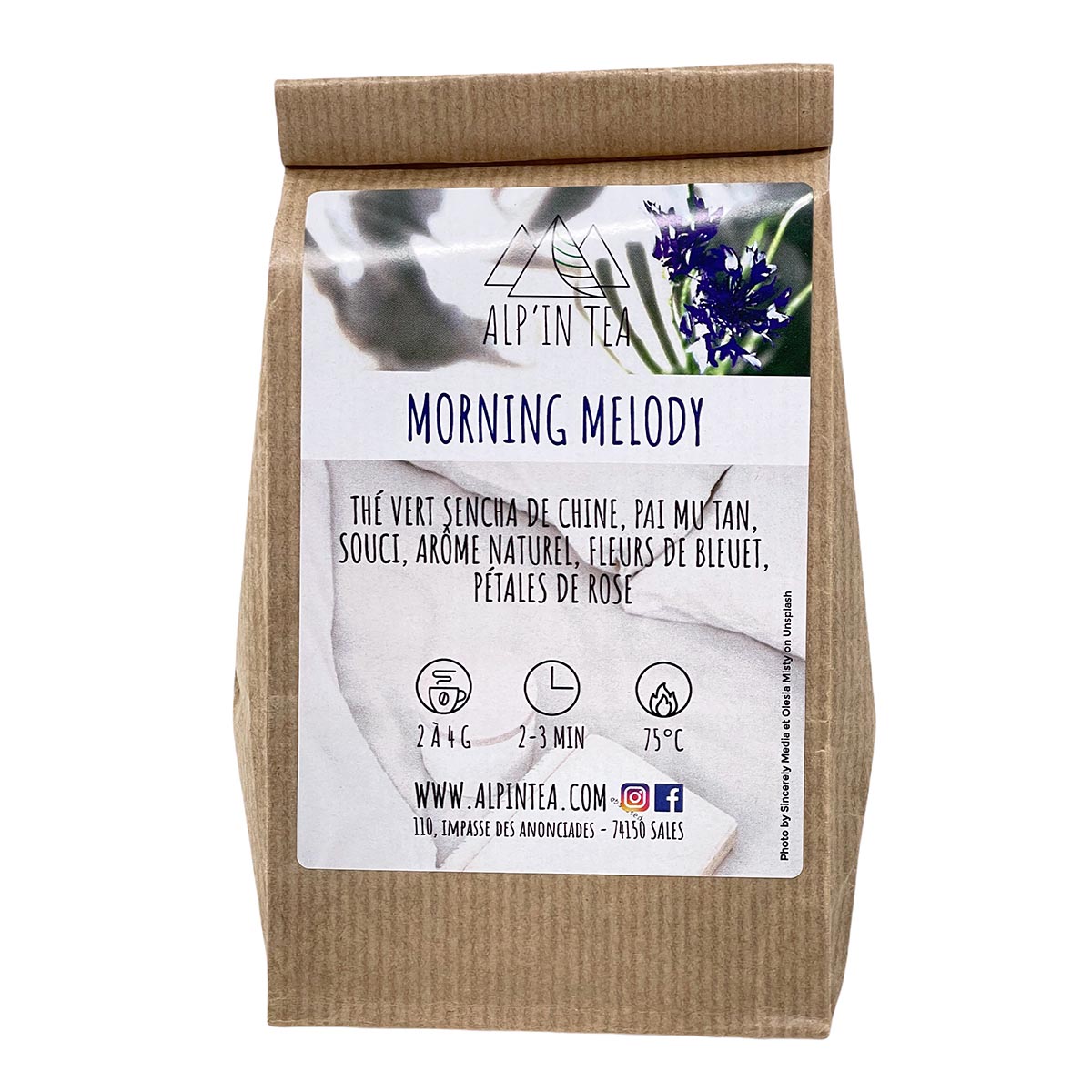 *MHD 07/2023* ALP'IN TEA Thé Vert Morning Melody Morgenmelodie Grüner Tee aus Frankreich - 30% reduziert