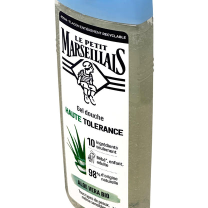 Le Petit Marseillais Duschgel Hohe Verträglichkeit mit Aloe Vera Bio 400 ml