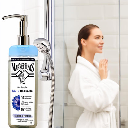 Le Petit Marseillais Bio Duschgel mit Kornblumenblüte Hohe Verträglichkeit 400 ml