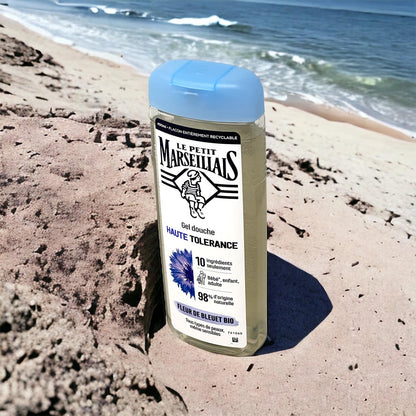 Le Petit Marseillais Duschgel Hohe Verträglichkeit mit Kornblumenblüte Bio 400 ml