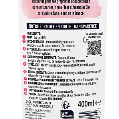 Le Petit Marseillais Duschgel Hohe Verträglichkeit mit Mandelblüte Bio 400 ml
