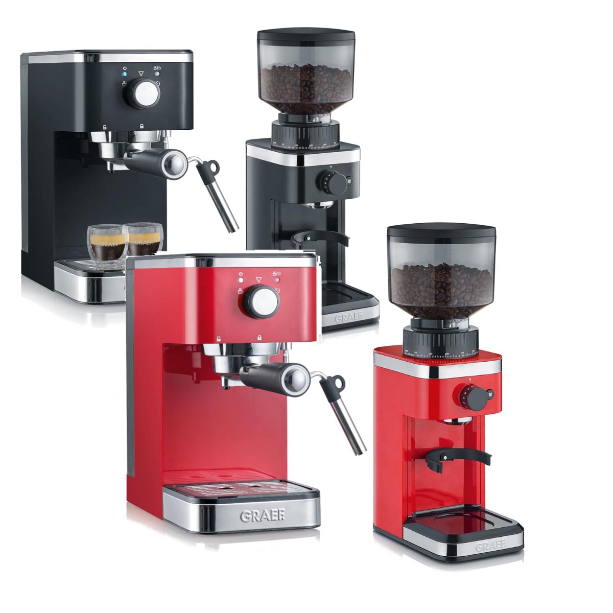 GRAEF Espressomaschine salita inkl. Kaffeemühle CM503