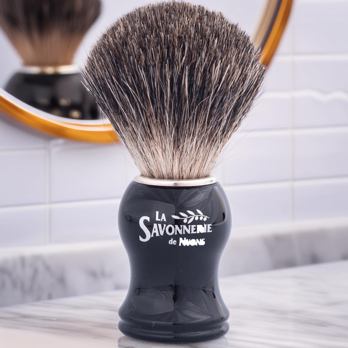 La Savonnerie De Nyons Rasierpinsel Dachshaar – Perfekte Rasur mit natürlicher Qualität