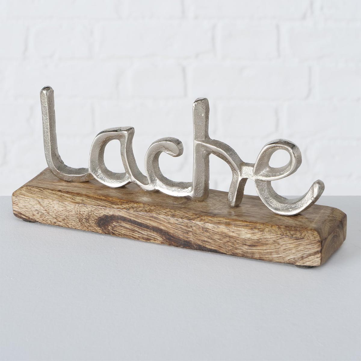 FeineHeimat Deko Schriftzug Jillien lebe-liebe-lache. Handgearbeitet, 3 tlg.