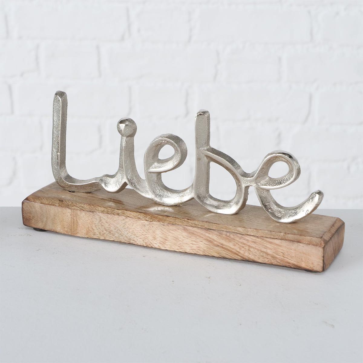 FeineHeimat Deko Schriftzug Jillien lebe-liebe-lache. Handgearbeitet, 3 tlg.