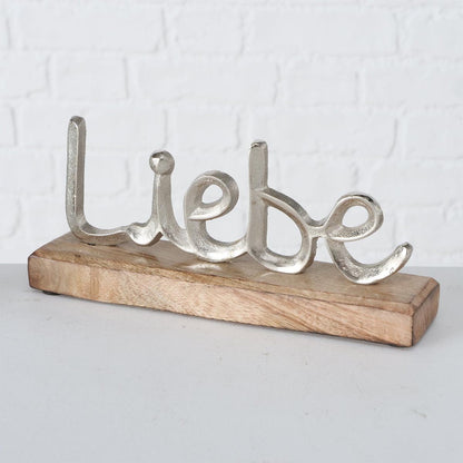 FeineHeimat Deko Schriftzug Jillien lebe-liebe-lache. Handgearbeitet, 3 tlg.