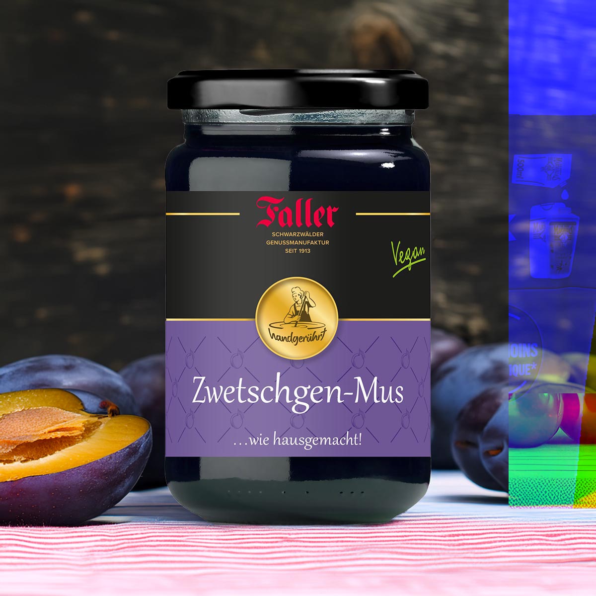 Faller Zwetschgen-Mus: Traditioneller Schwarzwälder Genuss, 330g Handwerkskunst