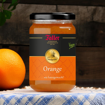 Faller Orangen Marmelade extra: Fruchtig-frischer Genuss aus dem Schwarzwald, 330g