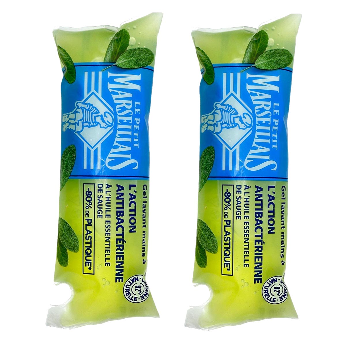 Le Petit Marseillais Flüssigseife Antibakteriell 2 x 250 ml Nachfüllpack aus Frankreich