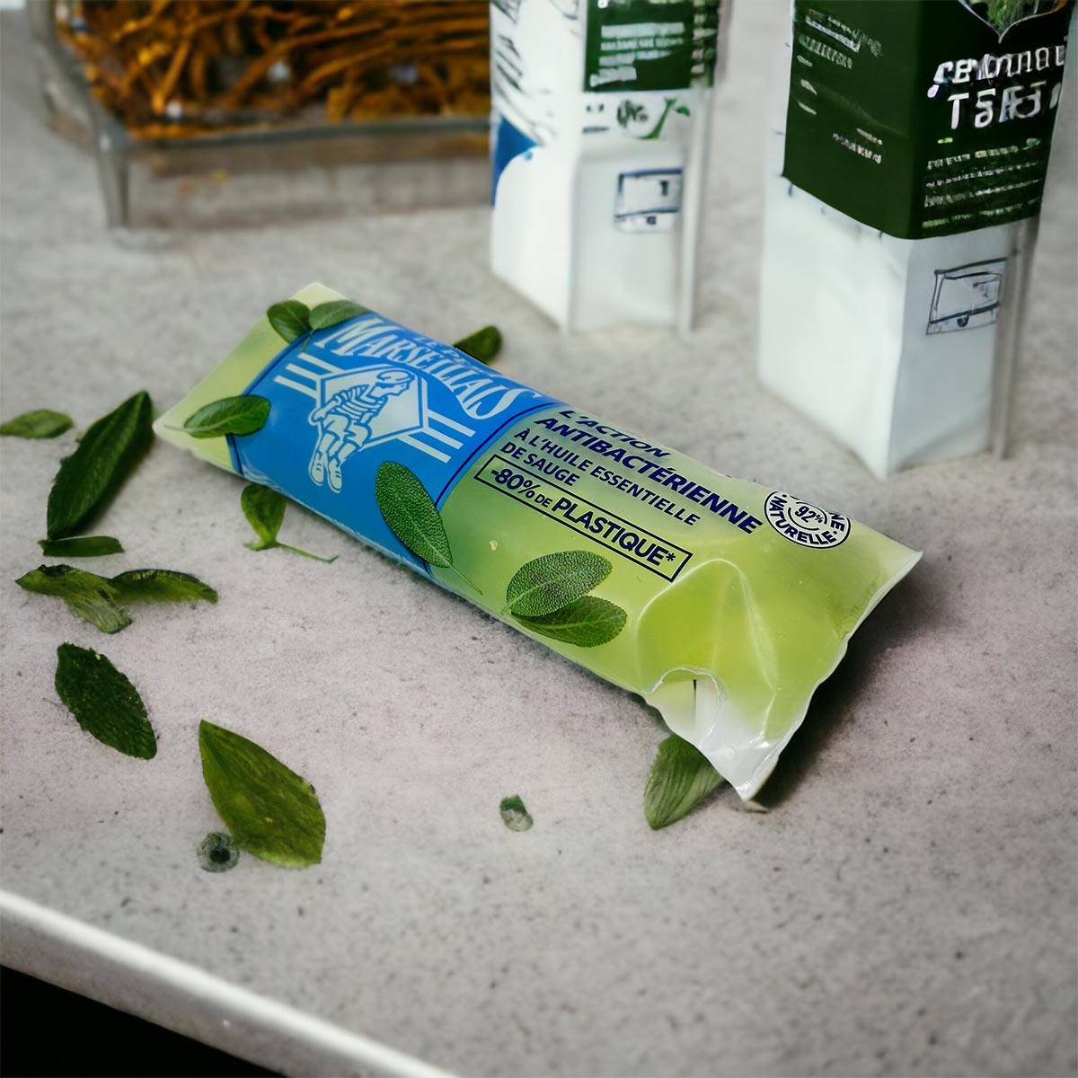 Le Petit Marseillais Flüssigseife Antibakteriell 5 x 250 ml Nachfüllpack aus Frankreich