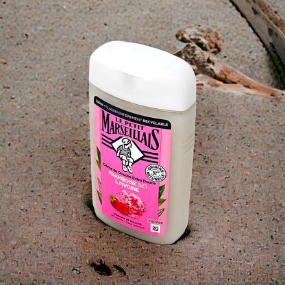 Le Petit Marseillais Duschgel mit Himbeere und Pfingstrose12x 250 ml aus Frankreich