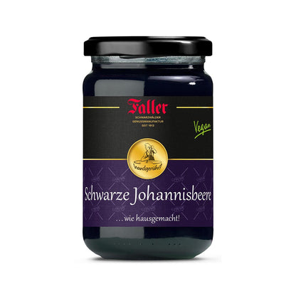 Fruchtaufstriche aus dem Schwarzwald Faller Johannisbeere schwarz Konfitüre extra