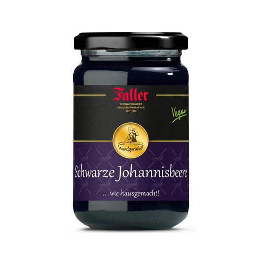 Fruchtaufstriche aus dem Schwarzwald Faller Johannisbeere schwarz Konfitüre extra