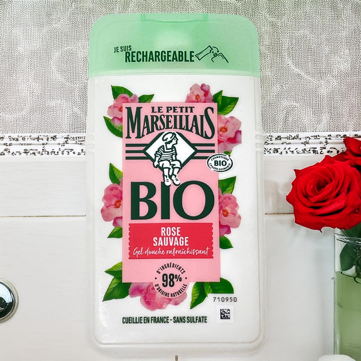 Le Petit Marseillais BIO Rose Sauvage Wildrose Erfrischendes Duschgel 12x250 ml