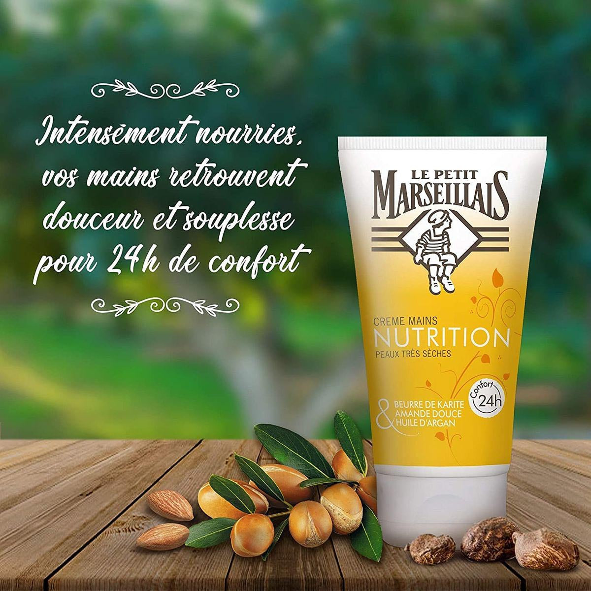 Le Petit Marseillais Handcreme mit Mandel und Arganöl 2 x 75ml sehr trockene Haut