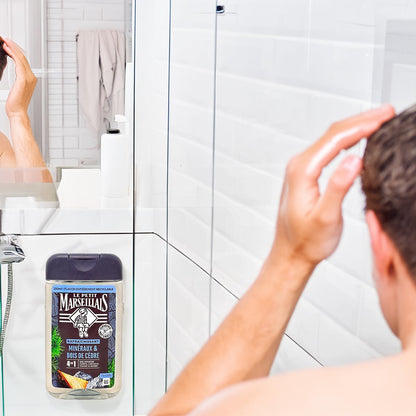 Le Petit Marseillais Duschgel mit Zedernholz & Mineralien 12 x 250 ml