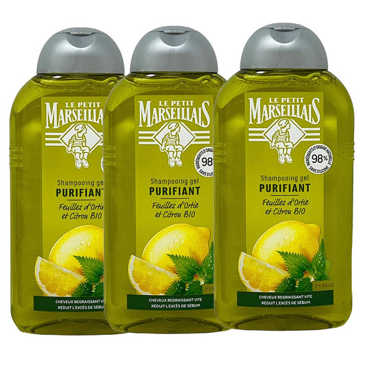 Le Petit Marseillais Shampoo Brennnessel Zitrone 3 x 250 ml