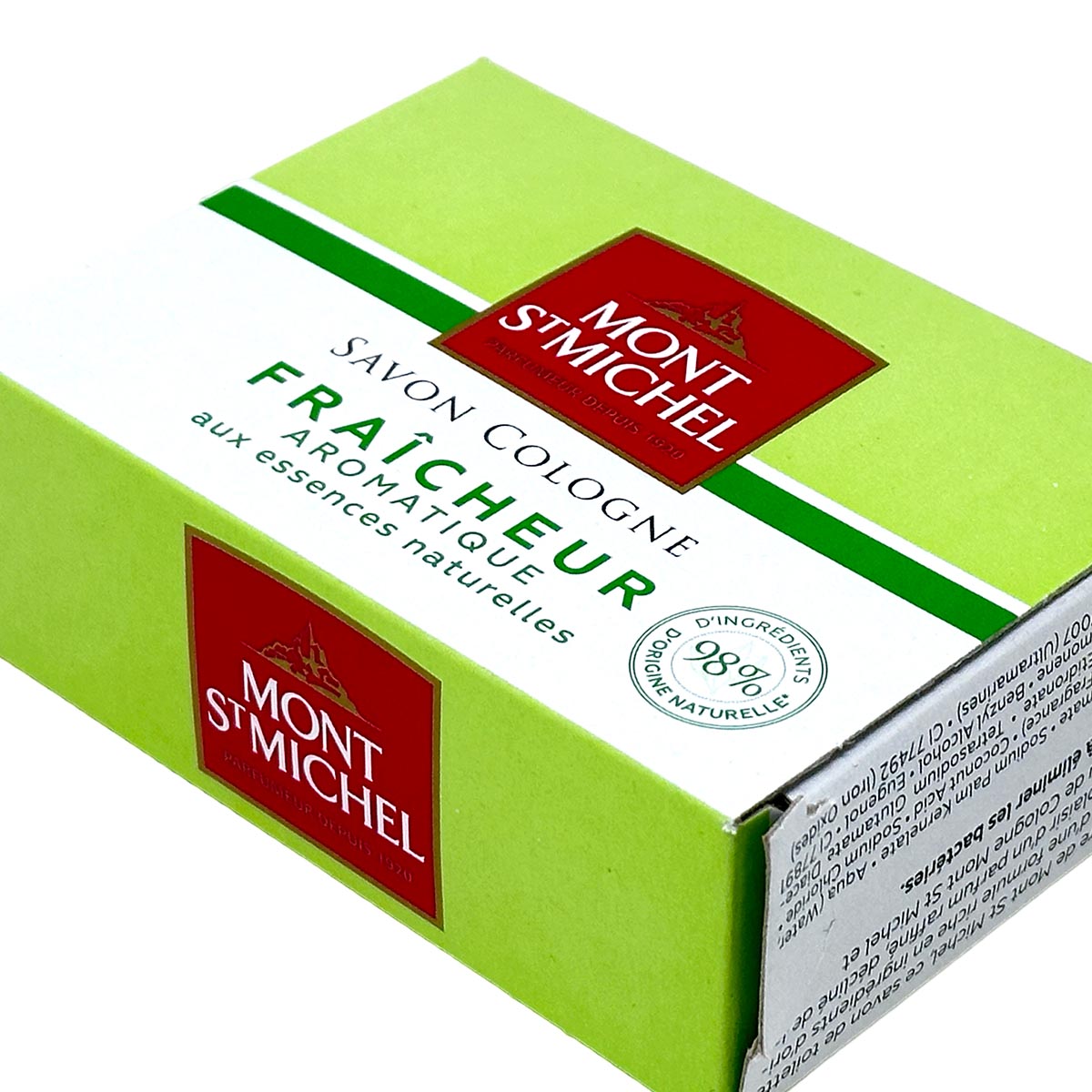 Mont St. Michel Herrengeschenk Set Eau de Cologne Amber & Seife Fraicheur Intense 2 tlg.