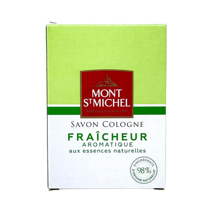 Mont St. Michel Herrengeschenk Set Eau de Cologne Amber & Seife Fraicheur Intense 2 tlg.