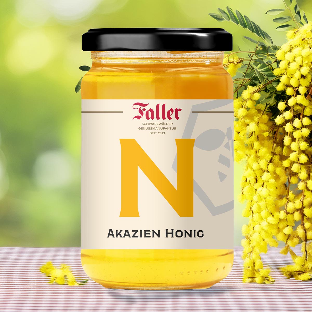 Honig von der Schwarzwälder Genussmanufaktur Faller, Akazienhonig 380 Gramm