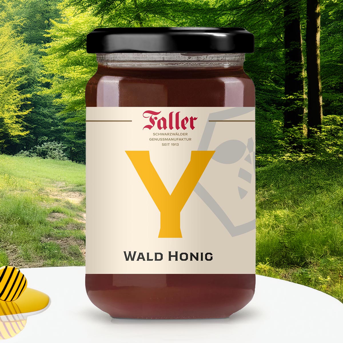 Entdecken Sie den unvergleichlichen Geschmack: Faller Waldhonig, 380g