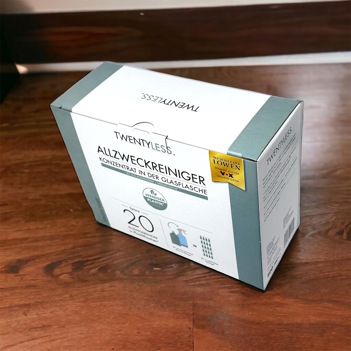 TWENTYLESS Allzweck Reinigungs-Set 2-tlg. 500 ml Konzentrat  Sprühflasche aus Glas