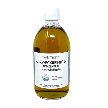 TWENTYLESS Allzweck Reinigungs-Set 2-tlg. 500 ml Konzentrat  Sprühflasche aus Glas