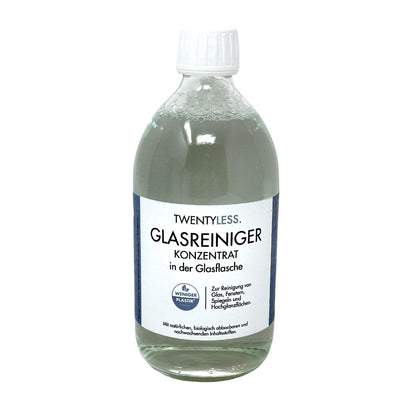 TWENTYLESS Allzweck Reinigungs-Set 6-tlg. 3 x 500 ml Konzentrat  Sprühflasche aus Glas