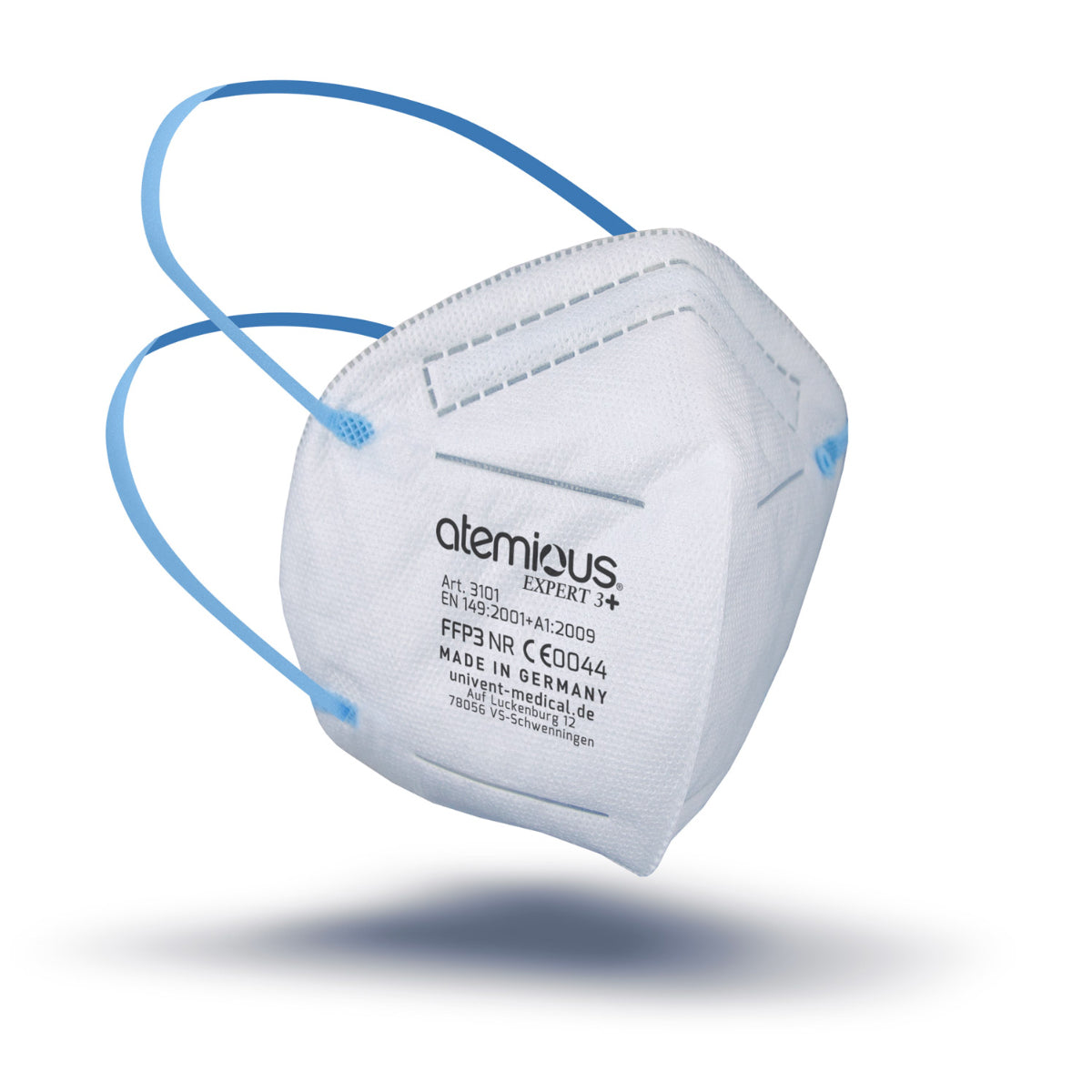 atemious Expert3 FFP3  Atemschutzmaske Made in Germany mit Kopfband