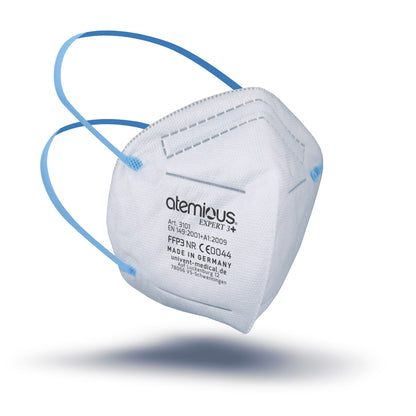 atemious Expert3 FFP3  Atemschutzmaske Made in Germany mit Kopfband