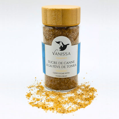 Vanissa Sucre de Canne à la Fève de Tonka - Rohrzucker mit Tonkabohne im Glas