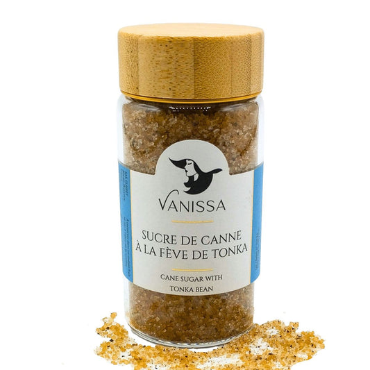 Vanissa Sucre de Canne à la Fève de Tonka - Rohrzucker mit Tonkabohne im Glas