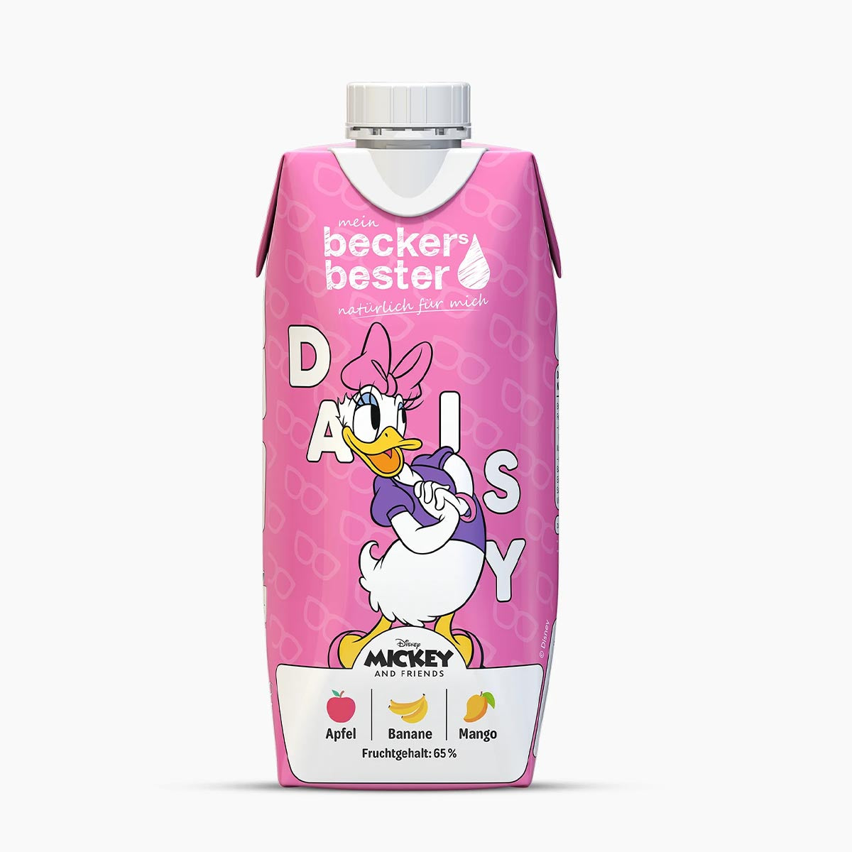 beckers bester Fruchtsaft Getränk Daisy & Donald – Apfel, Banane, Mango 12 x 0,33 l