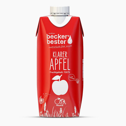 beckers bester Fruchtsaft Getränk Klarer Apfel  12 x 0,33 l