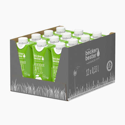 beckers bester Fruchtsaft Getränk Naturtrüber Apfel  12 x 0,33 l