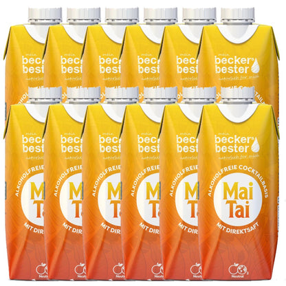 beckers bester Fruchtsaft Getränk Mai Tai Fruchtmix Getränk 12 x 0,33 l