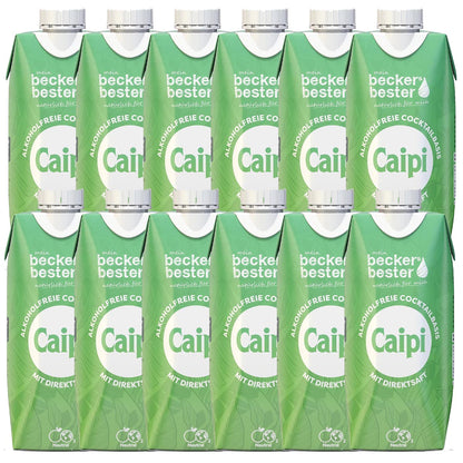 beckers bester Fruchtsaft Getränk Caipi Fruchtmix Getränk 12 x 0,33 l