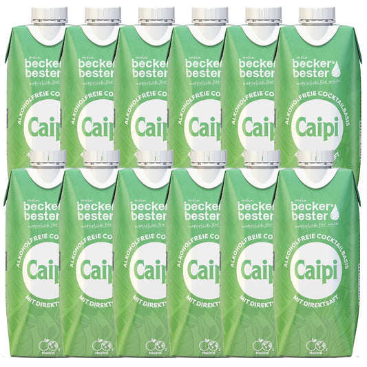 beckers bester Fruchtsaft Getränk Caipi Fruchtmix Getränk 12 x 0,33 l