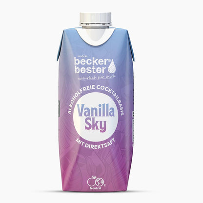 beckers bester Fruchtsaft Getränk Vanilla Sky Fruchtmix Getränk 12 x 0,33 l