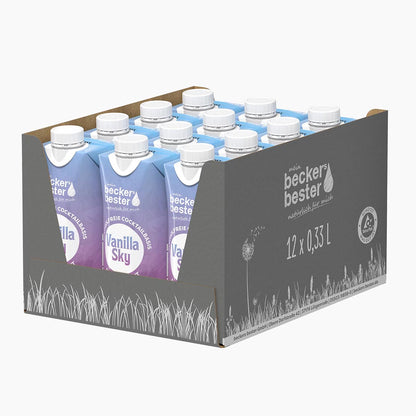 beckers bester Fruchtsaft Getränk Vanilla Sky Fruchtmix Getränk 12 x 0,33 l
