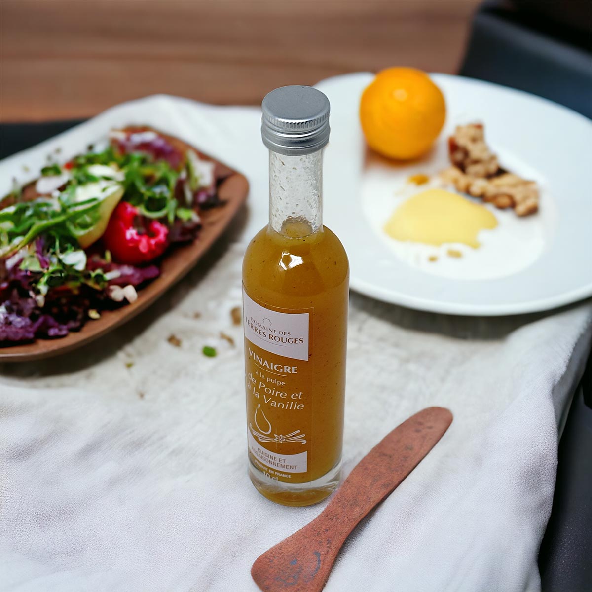 Birnen-Vanille Essig: Fruchtiger Genuss für Salate & Desserts - Jetzt 10cl sichern!