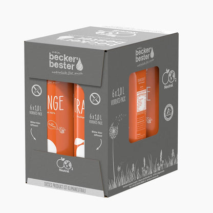 beckers bester Fruchtsaft Getränk Orangensaft  6 x 1 Liter
