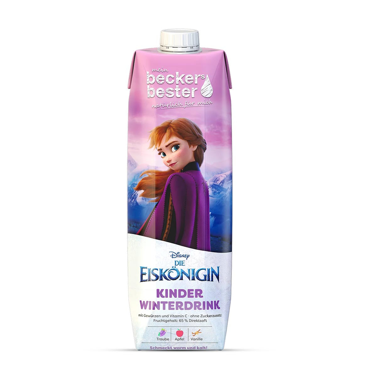beckers bester Frucht  Getränk Die Eiskönigin: Roter Kinder Winterdrink 6 x 1 Liter
