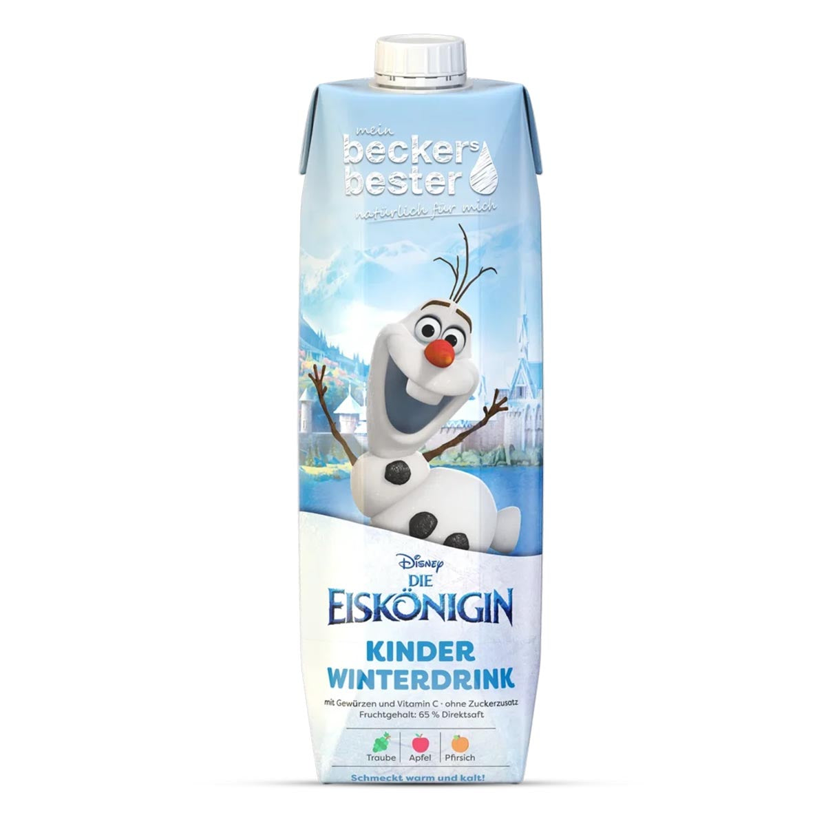 beckers bester Frucht  Getränk Die Eiskönigin: Heller Kinder Winterdrink 6 x 1 Liter